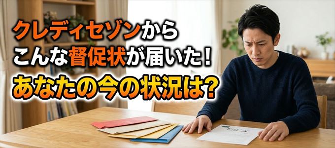 クレディセゾンから督促状が届いた！